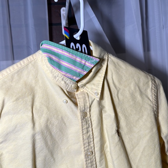 Used Ralph Lauren women’s yellow L/S slim fit shirt size 6. 100% cotton - Picture 11 of 11